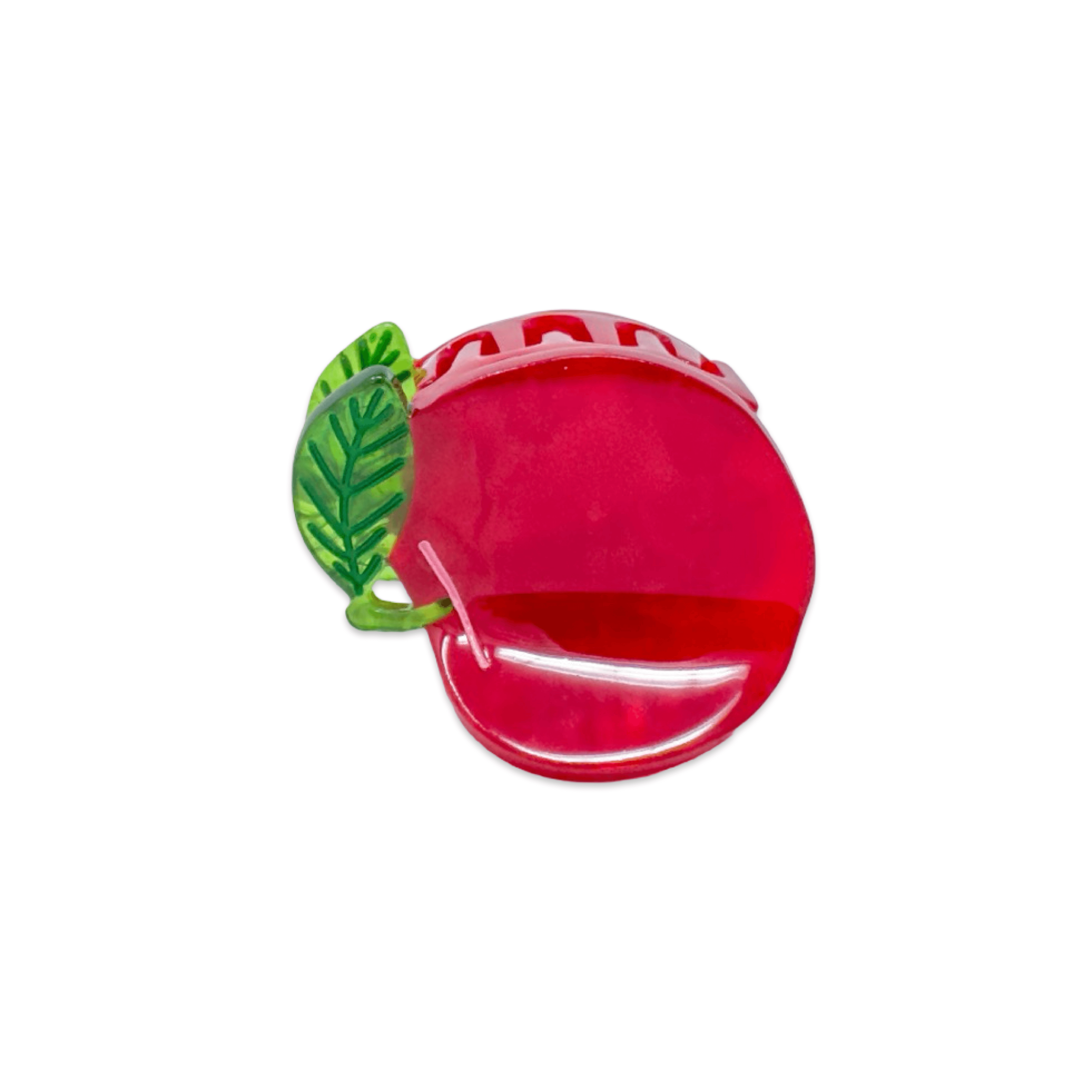 Jenny Lemons - Wholesale Hair Clip - Women's - Mini Red Apple Hair Claw Clip4