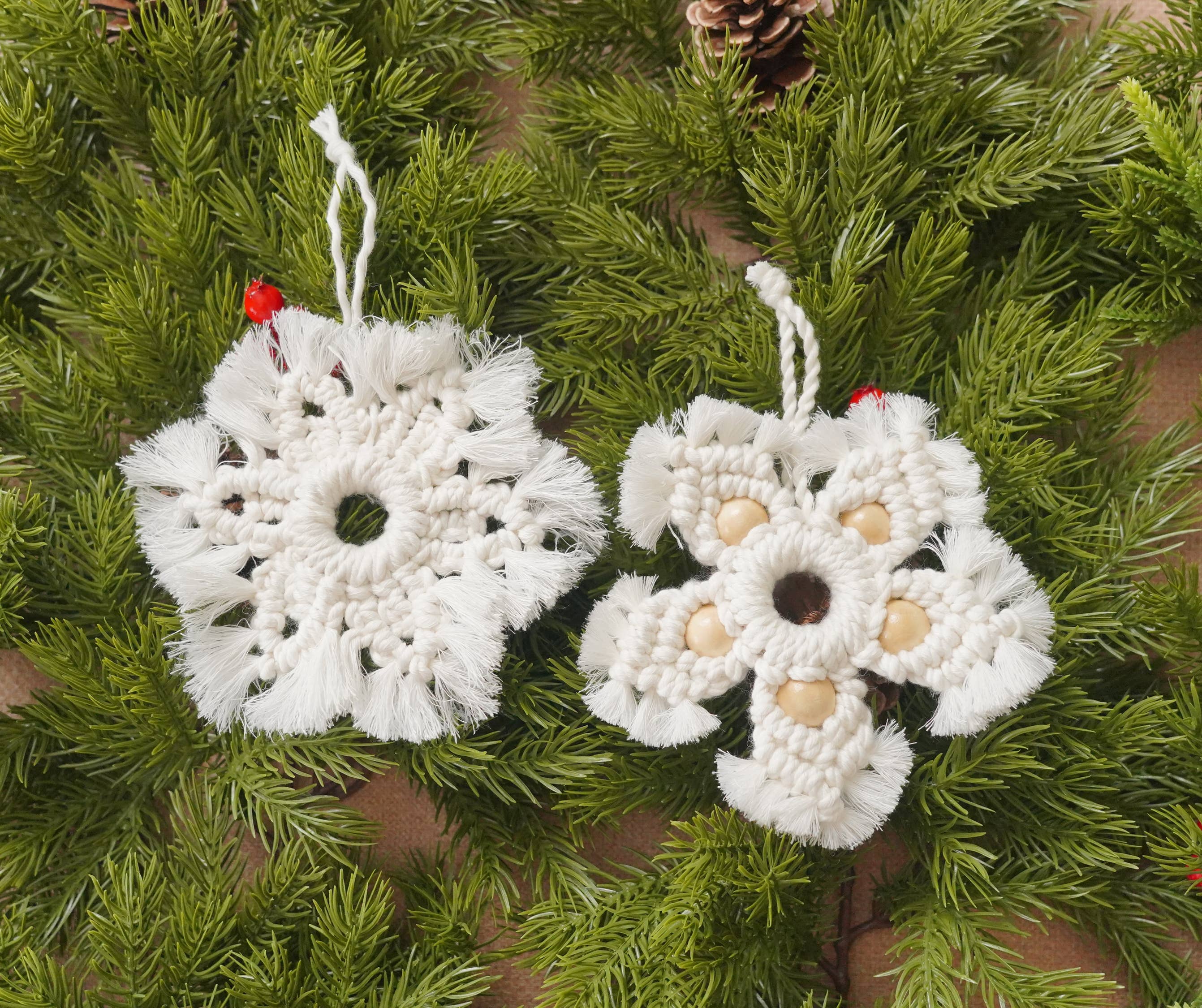 BeanDaikon - Wholesale Ornament Set - Christmas Snowflakes Ornament - X547