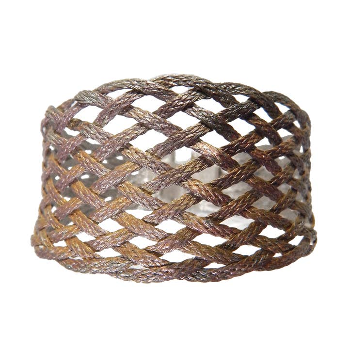 Woven Braid Bracelet for wholesale by Sarah Cavender Metalworks