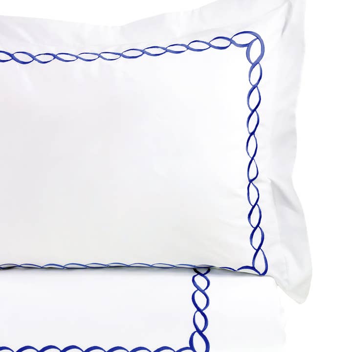 Mélange Home - Wholesale Duvet Cover - 600 Thread Count Rope Embroidered Duvet Cover Set13