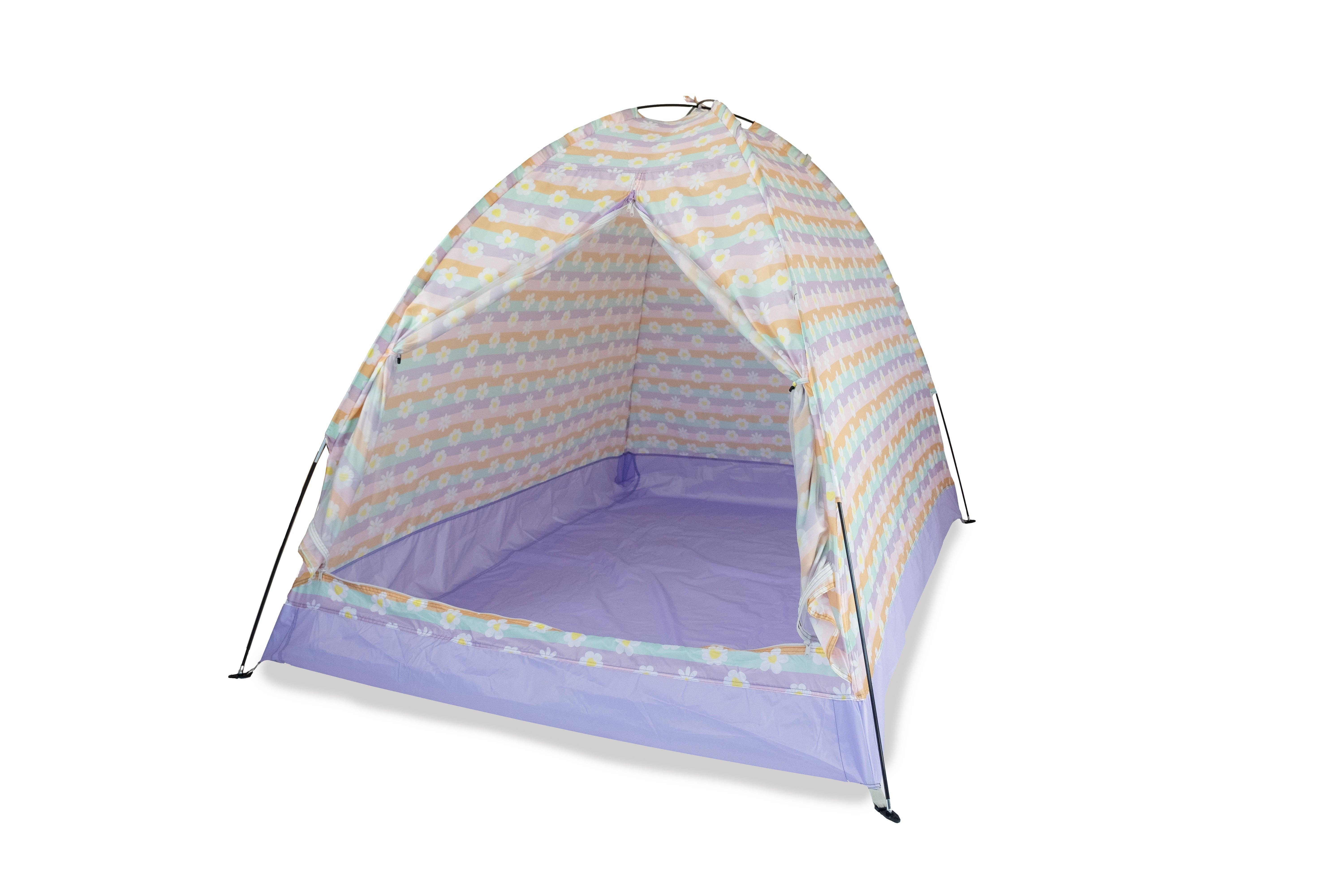 Mimish - Wholesale Tent - Kids - Indoor/Outdoor Camping Play Tent - Happy Daisy Stripes3
