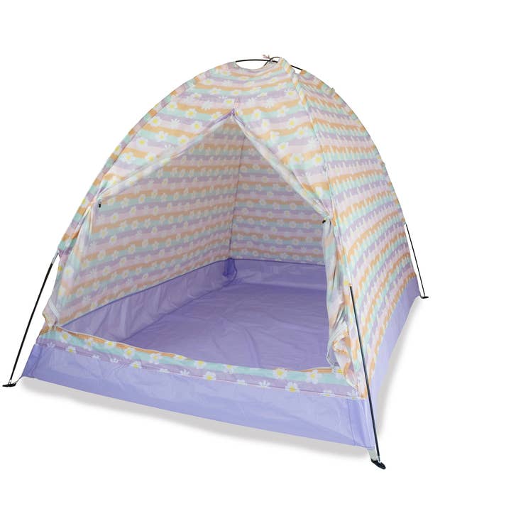 Mimish - Wholesale Tent - Kids - Indoor/Outdoor Camping Play Tent - Happy Daisy Stripes3