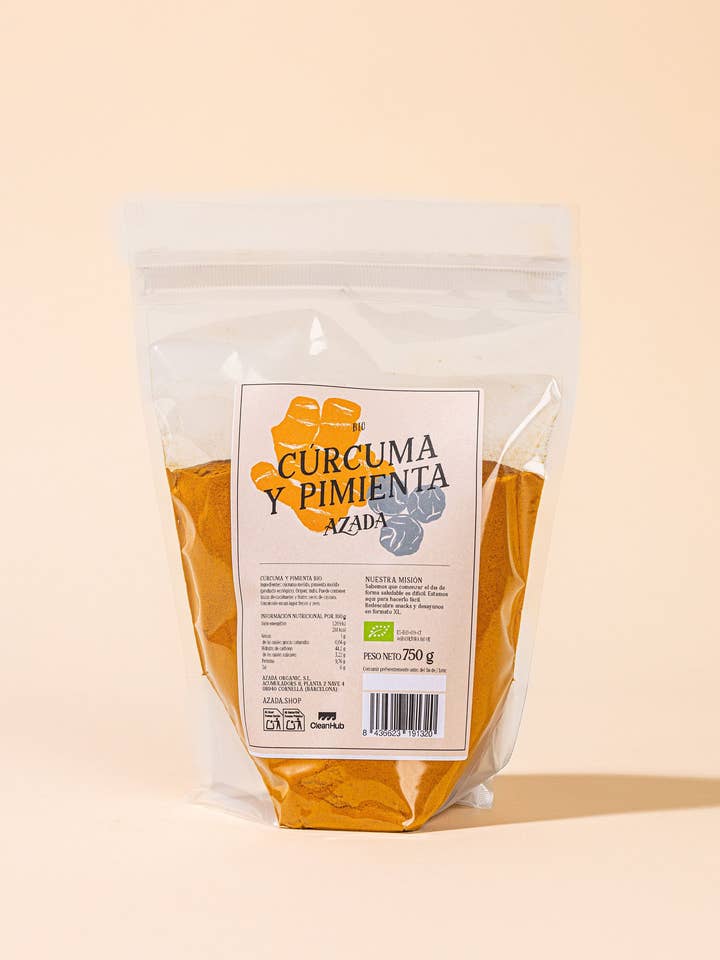 Cúrcuma y pimienta negra bio for wholesale by AZADA