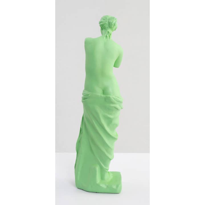 Gdeco - Wholesale Sculpture - Venus Green Resin Sculpture 30Cm4
