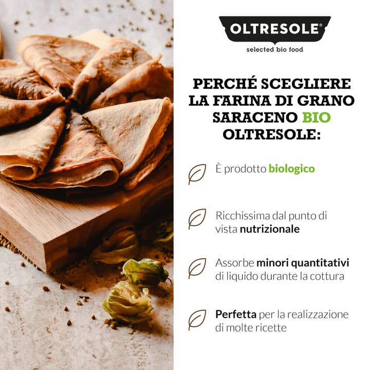 Oltresole - Wholesale Gluten-Free Flour - Organic Buckwheat Flour 1 Kg4