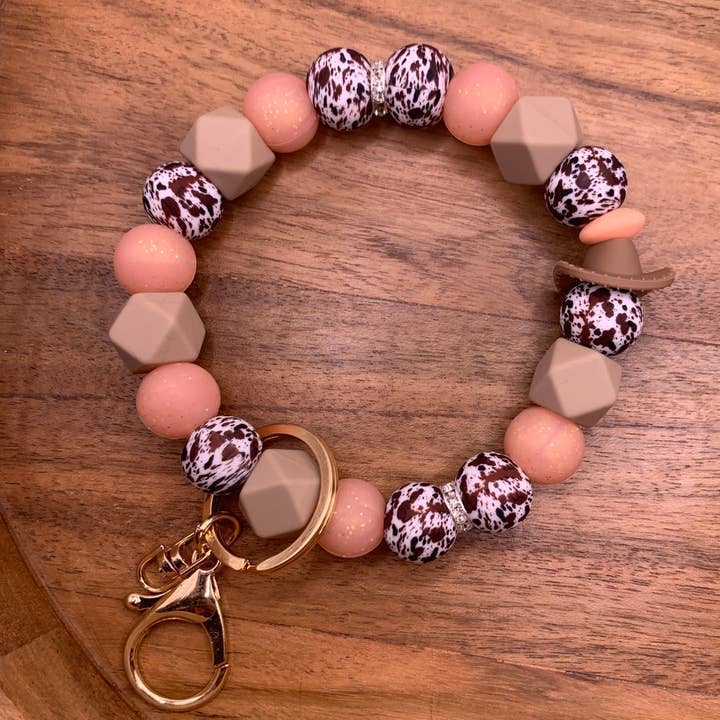 Just Peachy Cowboy Hat Wristlet for wholesale by Wildthings & Wildflowers