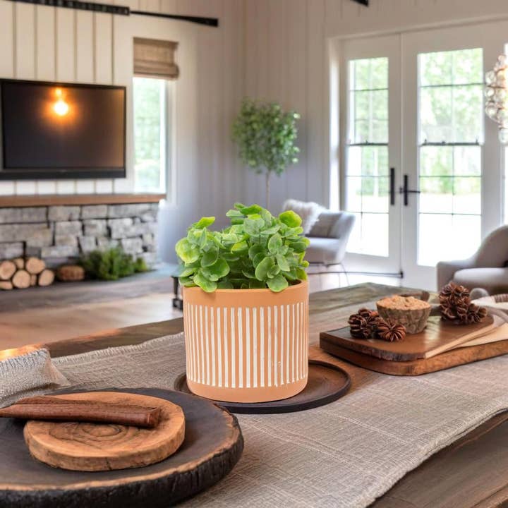Truu Design - Wholesale Plant Pot - Truu Design Stylish Column Cement Planters Set of 3