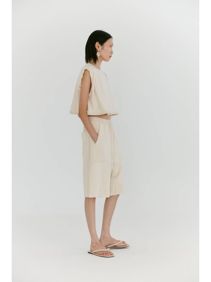 Maison des Rêves New York - Wholesale Knit Top - Women's - Terry Backed Jersey Rolled Sleeve Top6