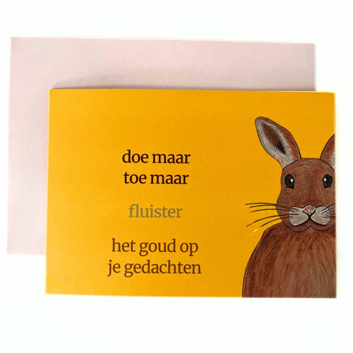 Custom Showpiece 'Rabbit' for wholesale by studio Pronckstuk