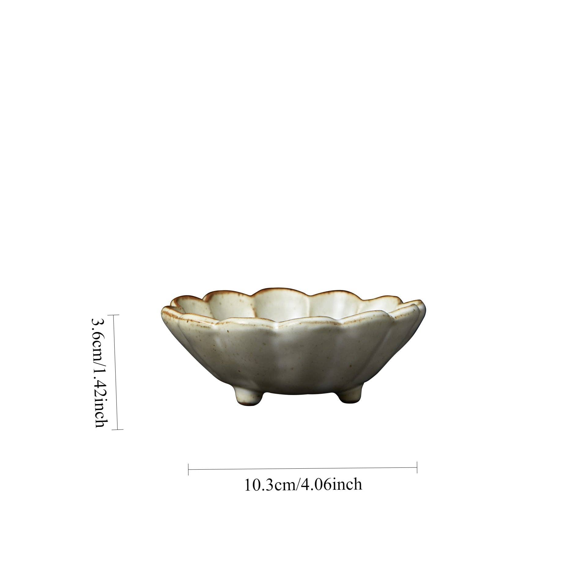 Gohobi （We cover U.S. import duties） - Vente Assiettes/plats/bols de décoration - Assiette-bol à pâtes en grès style japonais Gohobi à fleurs de poirier faite à la main0