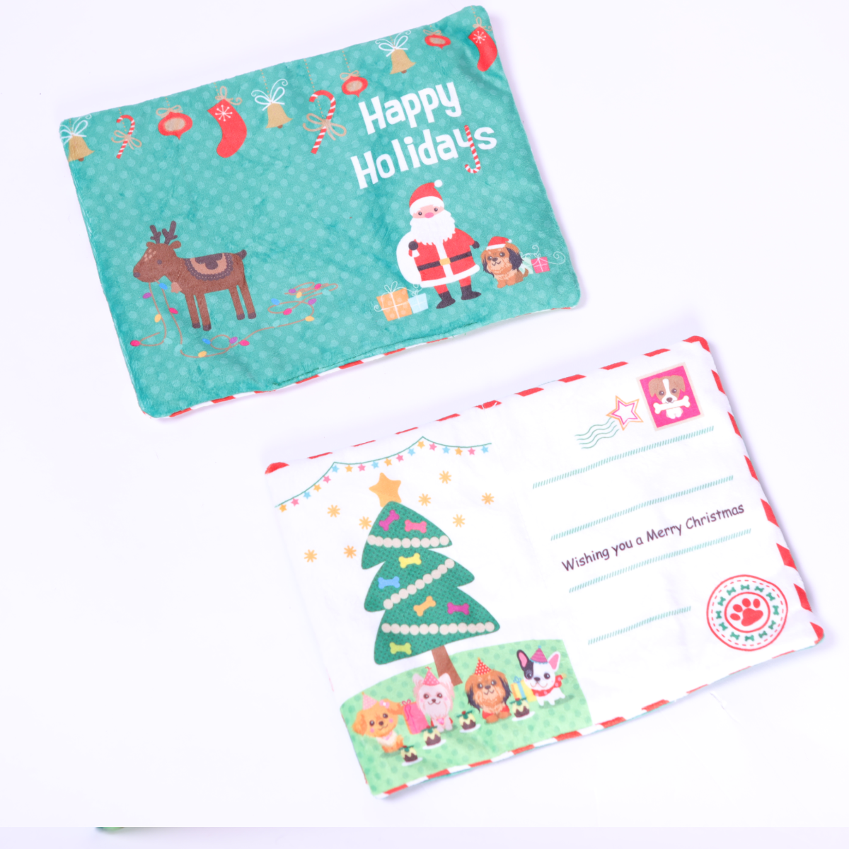 PetLondon – wholesale Pet plush toy – Dog – Dog Toy Crinkle Christmas Holiday Greeting Card2