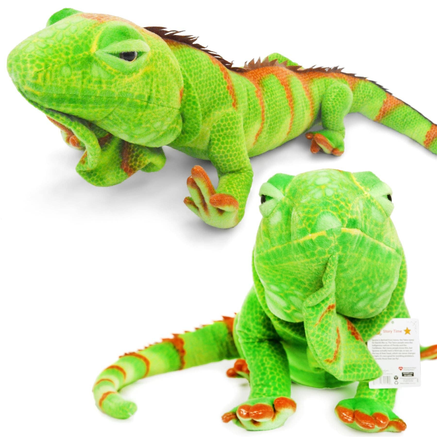 VIAHART Toy Co. - Wholesale Stuffed/Plush Toy - Kids & Baby - Ignacio The Iguana | 75 Inch Stuffed Animal Plush3