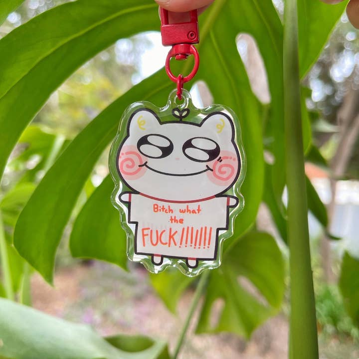 WTF!!! Keychain for wholesale by Cool Art Corner