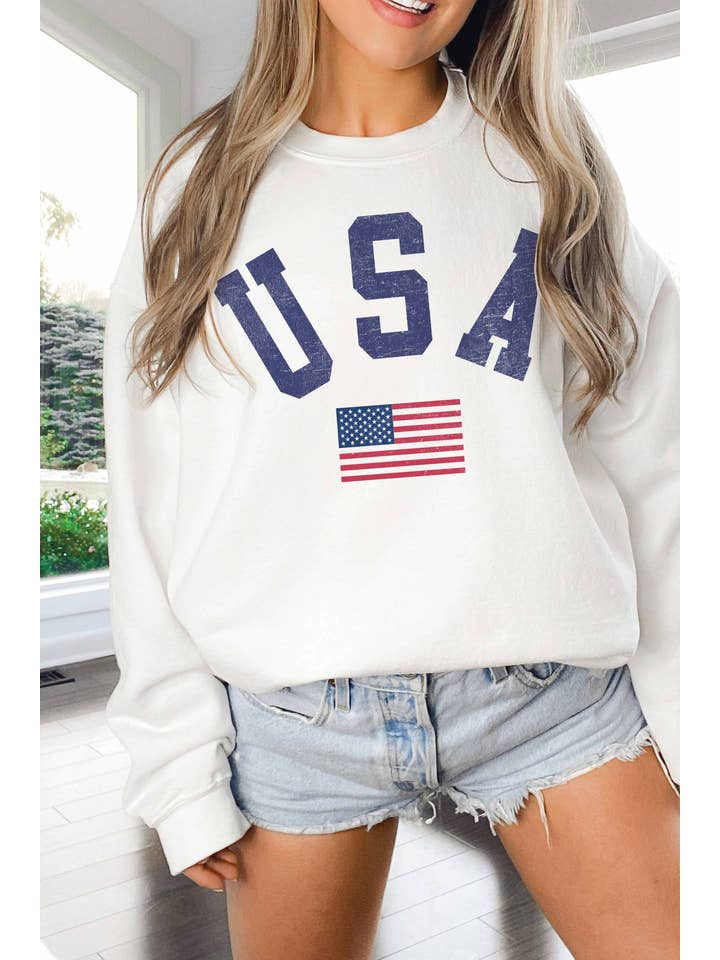 GOOD DAY STREET – Großhandel Sweatshirt mit Grafikdruck – Damen – GOOD DAY STREET USA Oversize Sweatshirts3