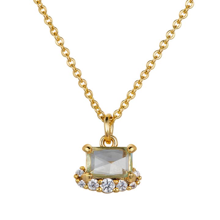 Vera Blue Topaz Necklace for wholesale by Heilo Jewelry