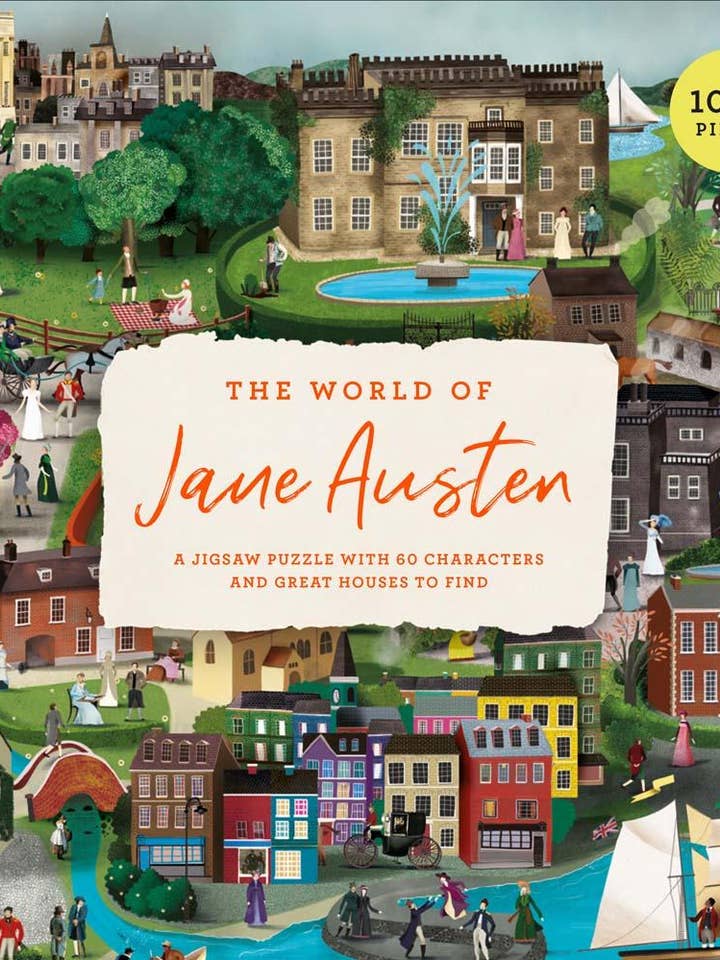 The World of Jane Austen 1000 Piece Puzzle for wholesale by Chronicle Books