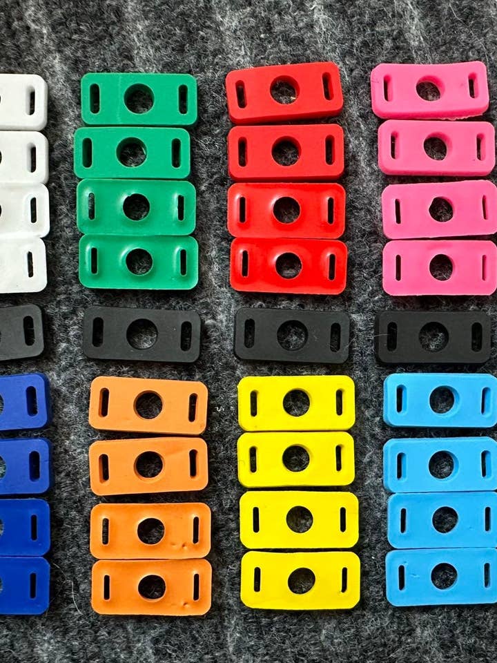 JuliesDecal - Wholesale Shoe accessories - colorful Shoe Charm to Shoelace Adapters connecter decorate DIY ideas