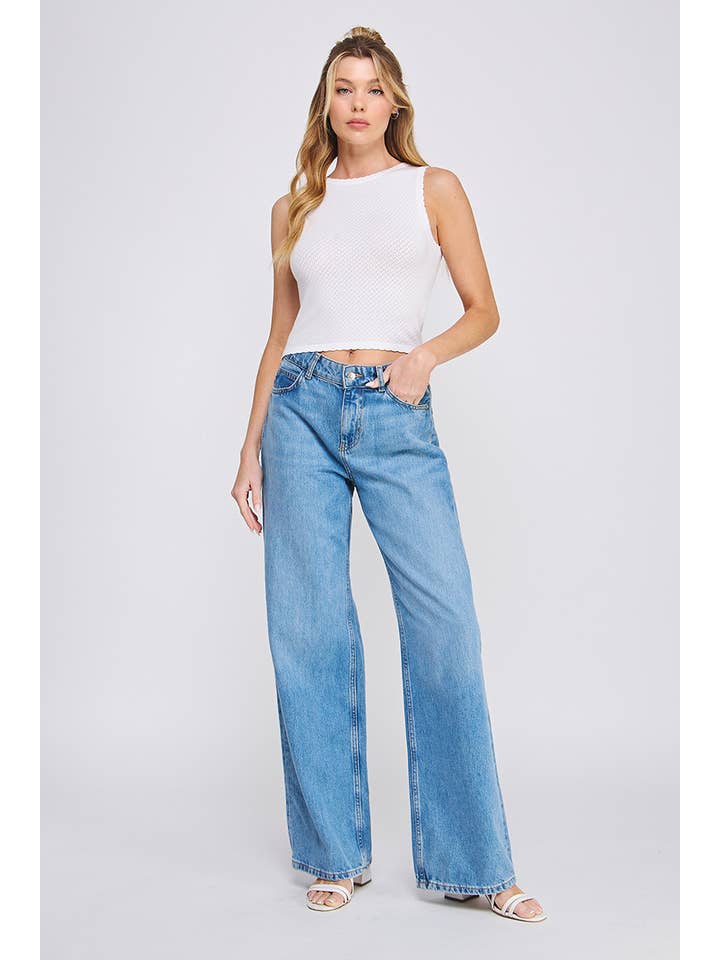 Allie Rose - Wholesale Tank Top - Women's - Soft Fine Gauge Delicate Pointell Tank3