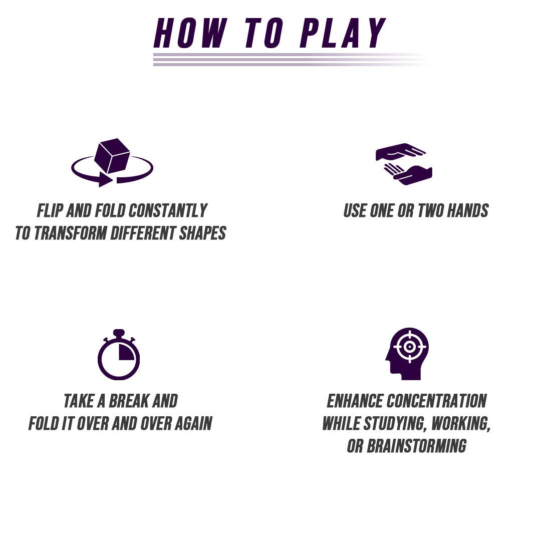 eterus – wholesale Fidget Toy - Barn – Metallic oändlighetskub för stresslindring4