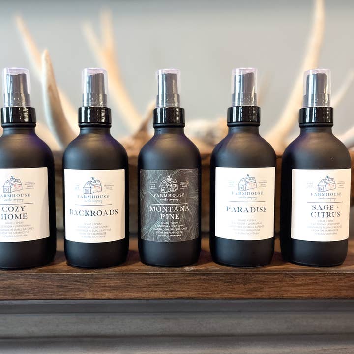 Vaporisateur d'ambiance tout naturel 4 oz pour la vente par Farmhouse Candle Company