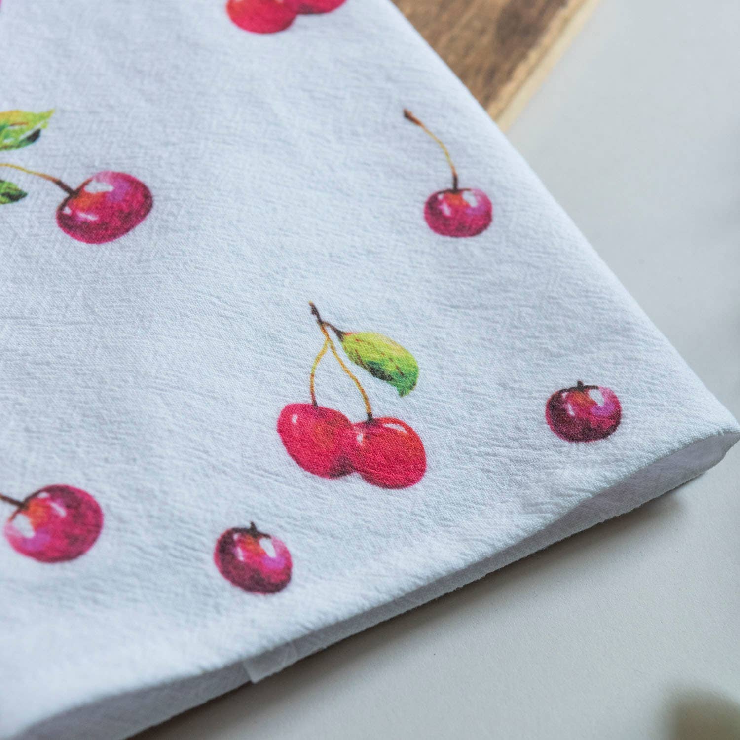 Alla Dickson Art – Toalha de chá por atacado – Toalha de Cerejas Toalha de Chá de Cerejas Padrão de Cerejas Toalha de Cozinha6