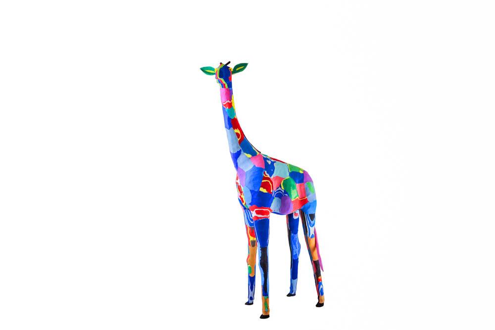 Ocean Sole - Wholesale Sculpture - Reticulated Giraffe Sculpture from Recycled Flip-Flops7