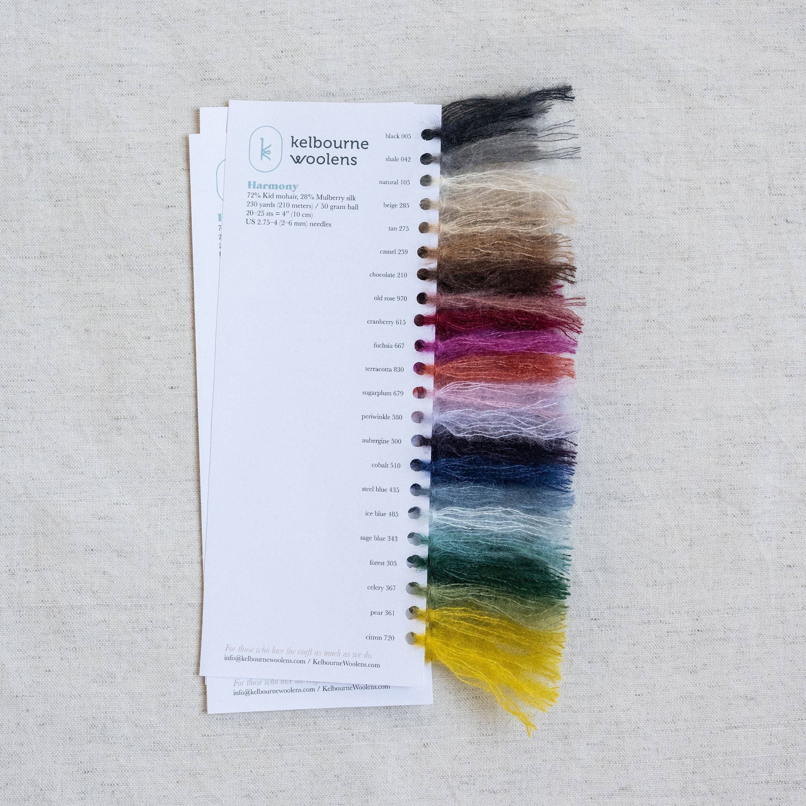 Kelbourne Woolens - Wholesale Yarn - Color Cards7