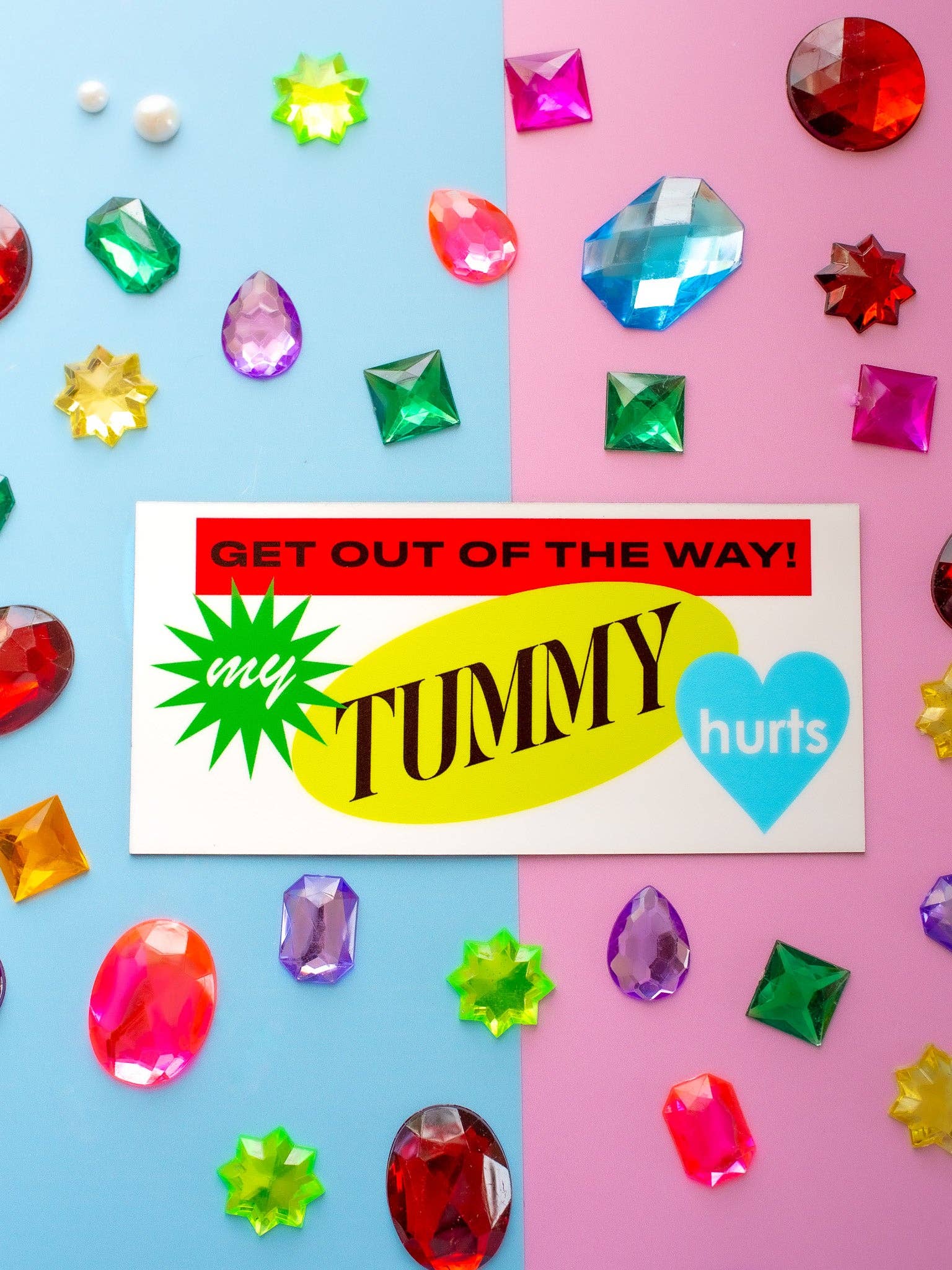 A Shop of Things - Wholesale Magnet - Tummy Hurts Car Magnet1