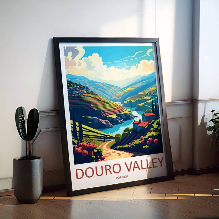 TravelzonaArt – wholesale Poster – Douro Valley Portugal Travel Poster2