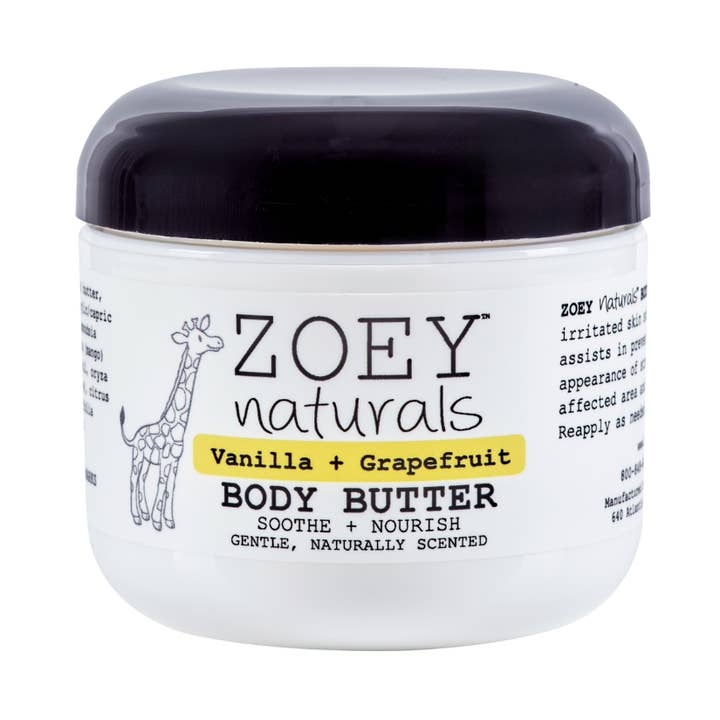 Vanilla Grapefruit Body Butter for wholesale by Zoey Naturals