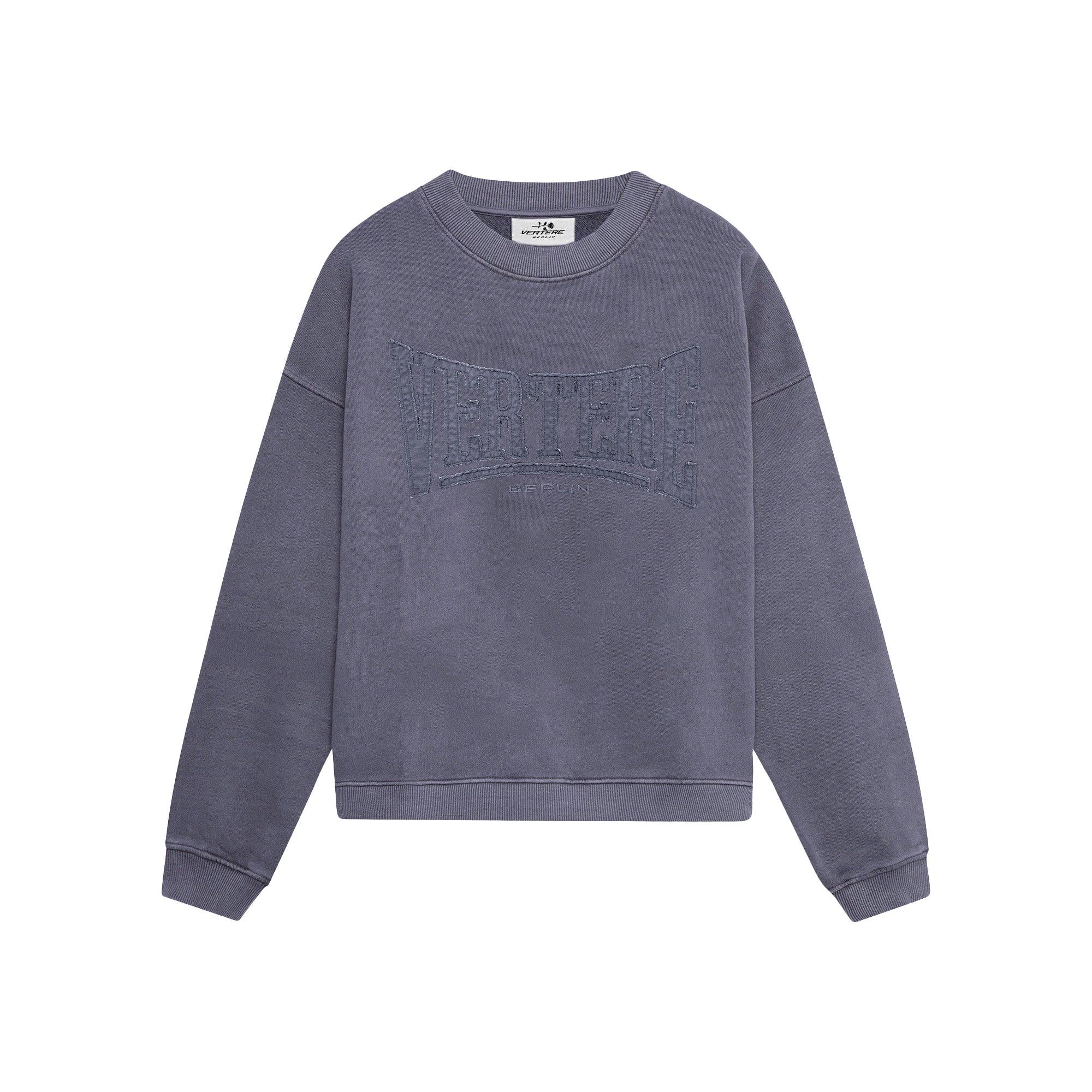 UPPERCUT PATCH SWEATER - WASHED PURPLE for wholesale on Faire