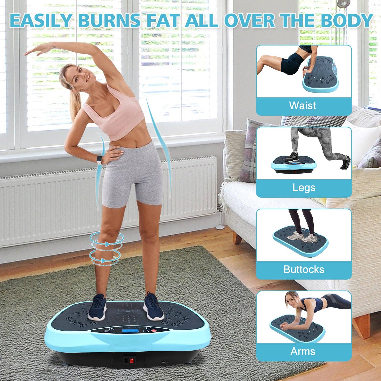 39F Inc. - Wholesale Fitness Equipment - Vibration Plate Exercise Machine for Whole Body Workout0