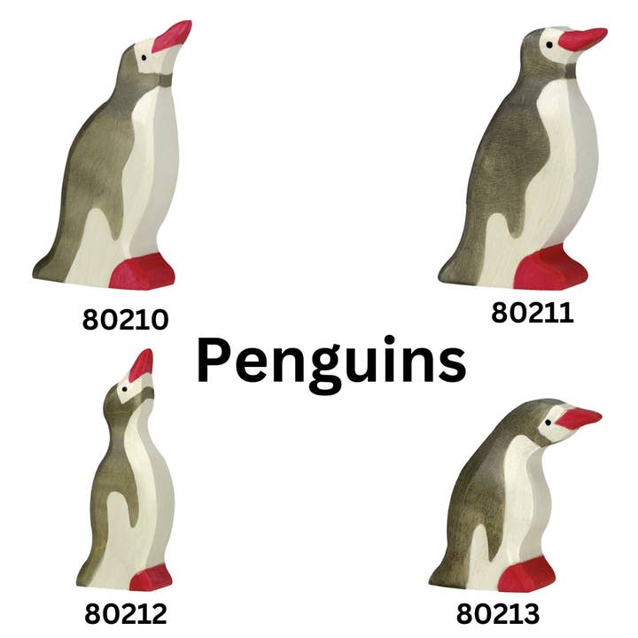 Holztiger træ pingvin | Pingviner for engroshandel hos Hello! Playdough!