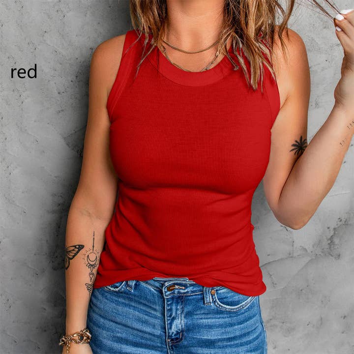 FULL TIME PURCHASE - Wholesale Tank Top - Women's - Sleeveless Basic Cami Tank Tops