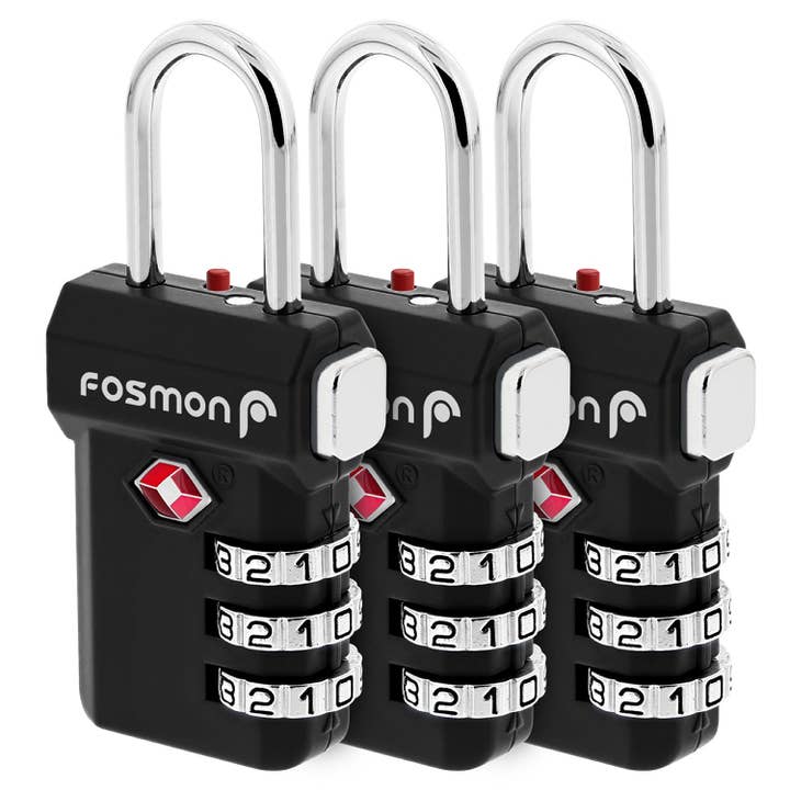 Fosmon - Wholesale Luggage Lock - TSA Accepted 3 Digit Combination Luggage Lock #5