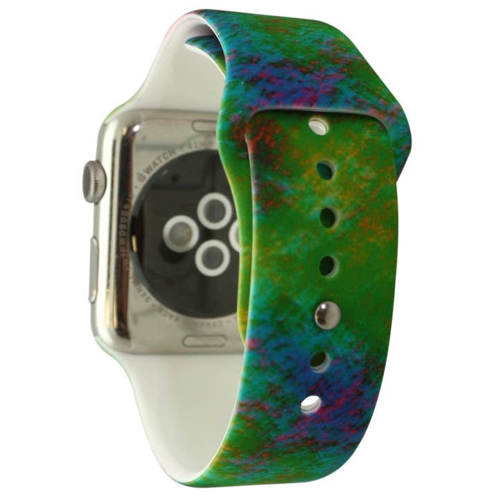 Time World USA - Wholesale Watch Band/Strap - Unisex - Tie Dye Printed Silicone Apple Watch Band