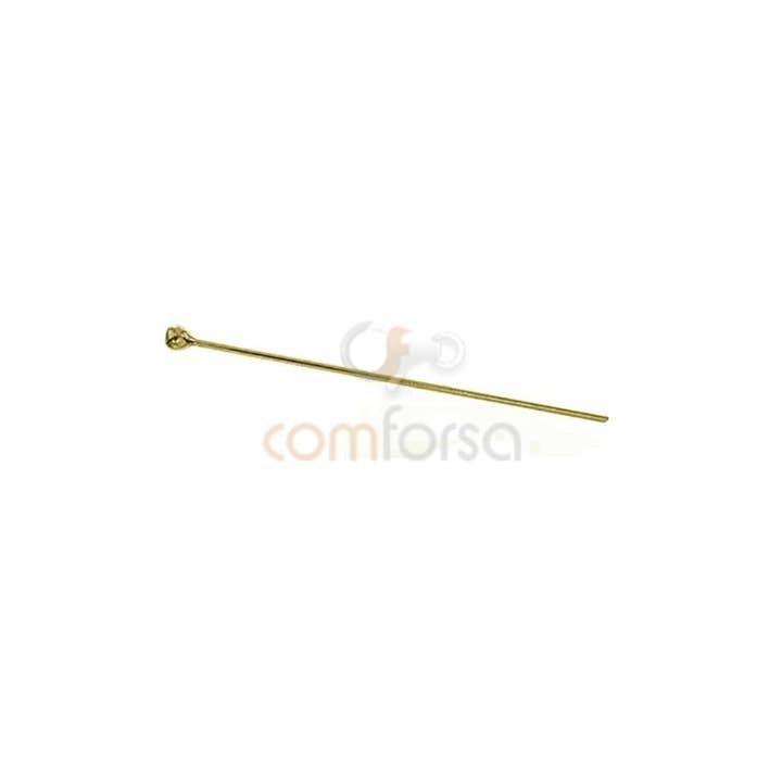 COM FORSA SL - Wholesale Craft Supplies - Sterling Silver 925 Pin With Ball End 27 Mm1