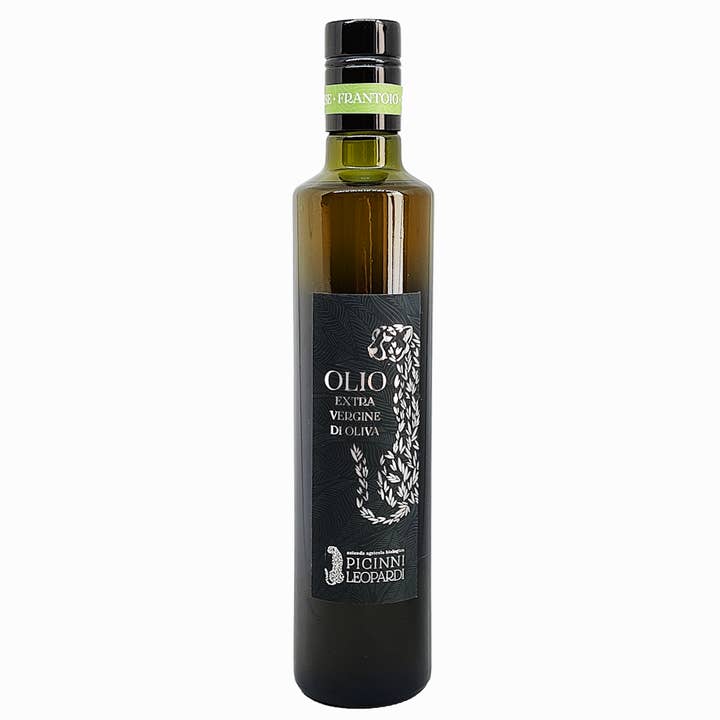 Extra virgin olive oil in a 500 ml bottle for wholesale by Azienda Agricola Picinni Leopardi