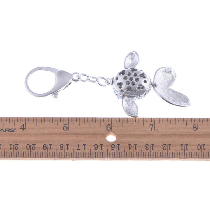 AK Brand – Porta-chaves - Mulher por atacado – Chaveiro Swarovski Crystal Fire Opal Angel Piranha Peixe13