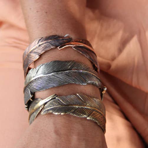 bahgsu jewels - Wholesale Cuff Bracelet - Light as A Feather Cuff || View More Colors5