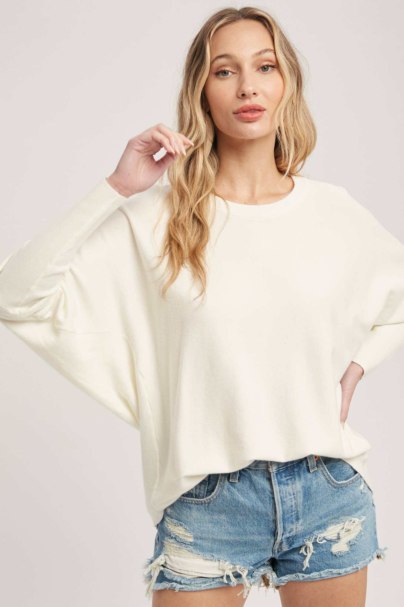 Bluivy – wholesale Tunic – Women’s – BATWING SLEEVES PULLOVER38