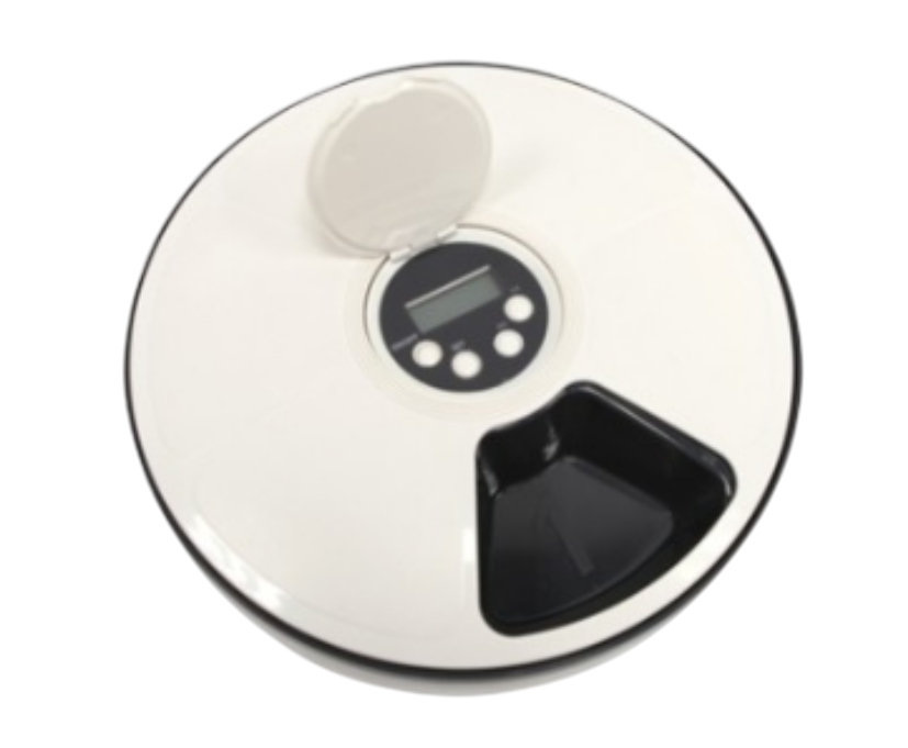 white Programmable cat feeder for wholesale on Faire1