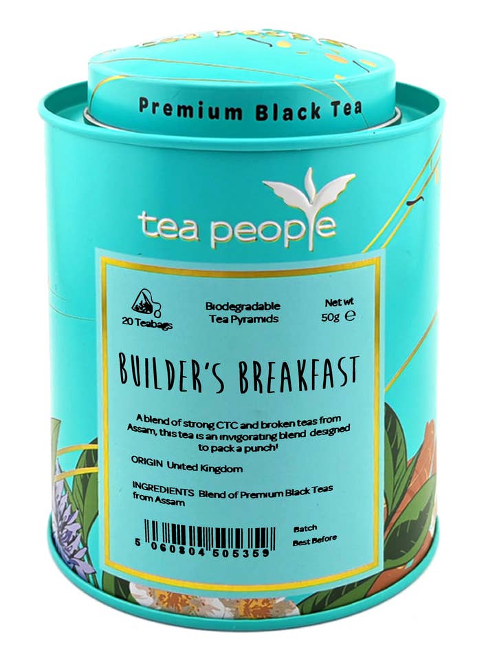 Builder's Breakfast - Black Tea Pyramids for wholesale by Tea People