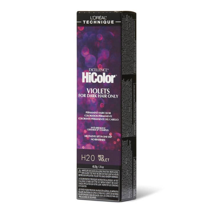 L'Oreal Excellence HiColor, Vermelho Violeta, H20, 1,74 oz por atacado de KT Supply