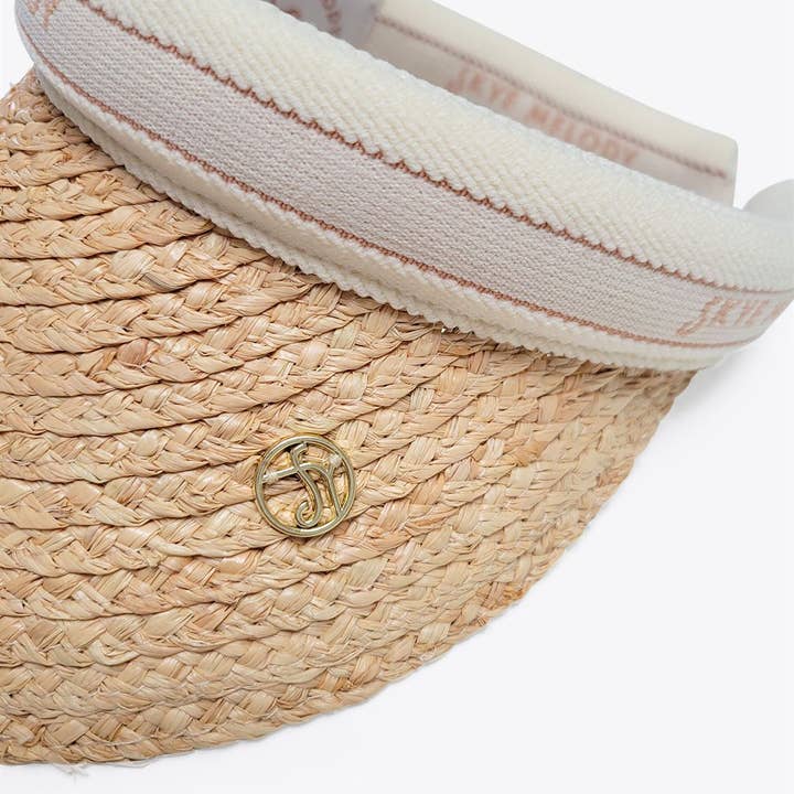LH Agenda - Wholesale Visor – Women's - Skye Melody Raffia Sun Visor2