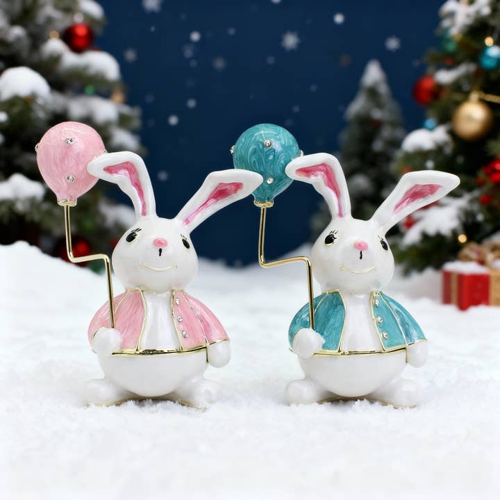 Rabbit Trinket Box for wholesale by Verdivine