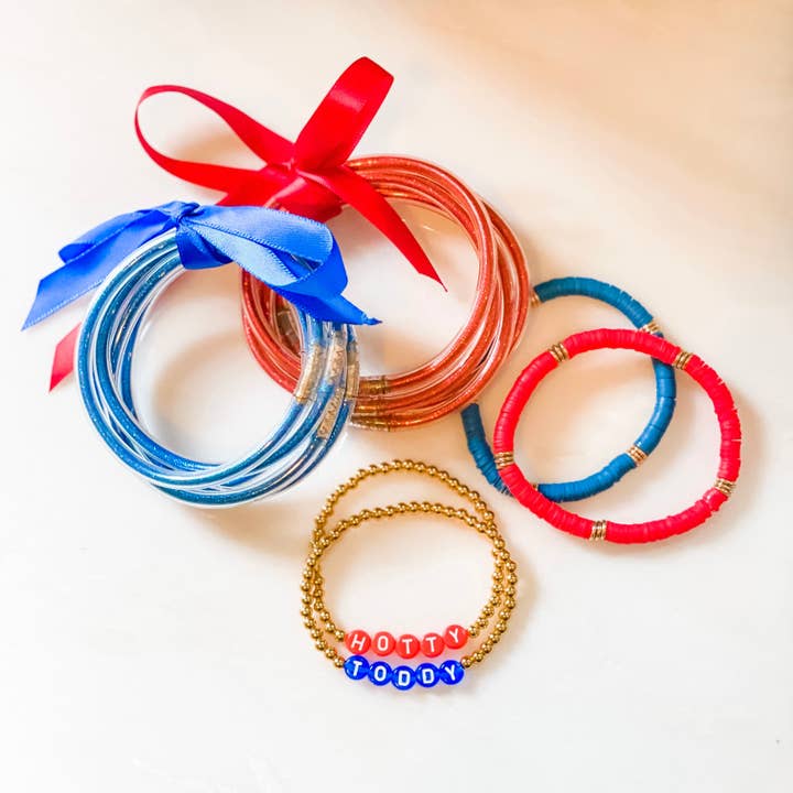 Golden Thread - Wholesale Beaded Bracelet - Collegiate Gold Beaded Bracelets6