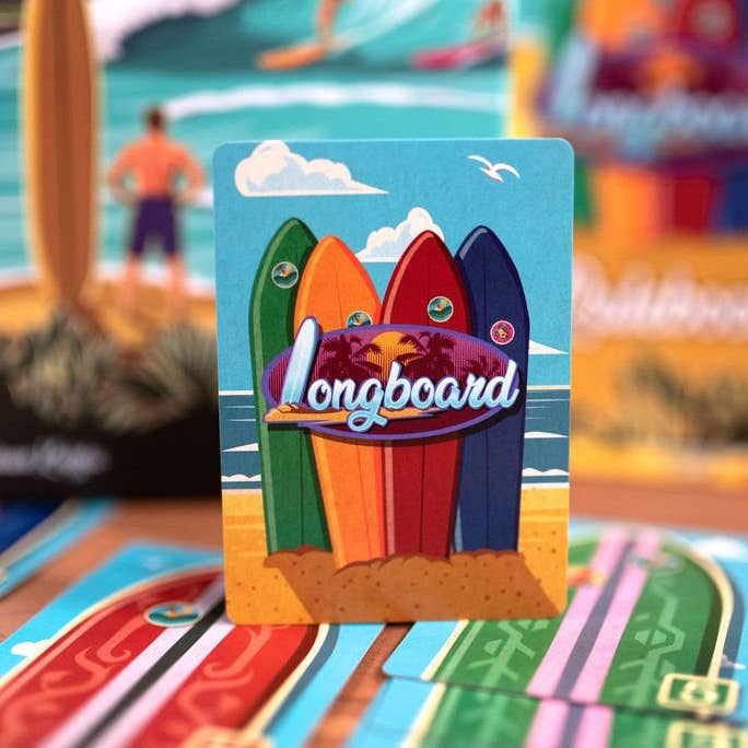 25th Century Games - Wholesale Board Game - Longboard Surfboard-Shaping Board Game7