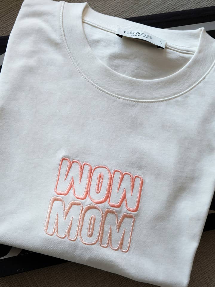 Woman Wom Mom T-shirt for wholesale by rust & may