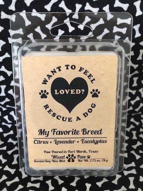 Lavender Fragrance Soy Wax Melt for wholesale by Wixed Paw Candle Company LLC.